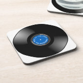 Vinyl Record Album Design Beverage Coaster Bier Onderzetter (Linkerzijde)