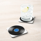 Vinyl Record Album Design Beverage Coaster Bier Onderzetter (Rechterzijde)