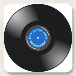 Vinyl Record Album Design Beverage Coaster Bier Onderzetter