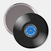 Vinyl Record Album Design Magnet (Voorkant / Achterkant)