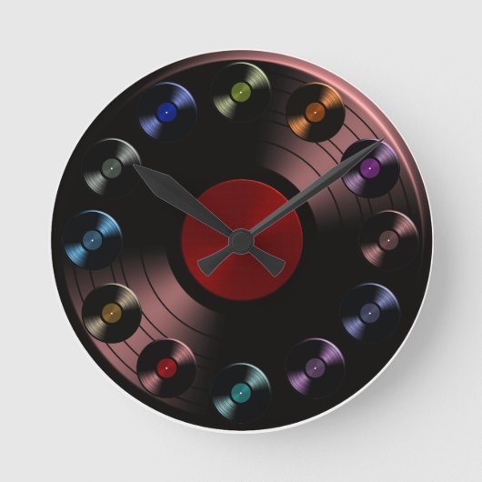 Vinyl Record Album Retro LP Boho  Ronde Klok (Voorkant)