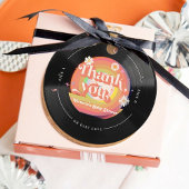 Vinyl Record Baby shower Bedankjes Labels