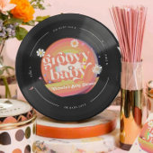 Vinyl Record Baby shower Papieren Bordje