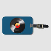 Vinyl Record Bagagelabel (Voorkant (horizontaal))