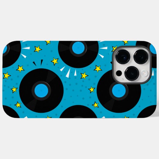 Vinyl Record Comic Book Stijl Case-Mate iPhone Case (Achterkant (horizontaal))