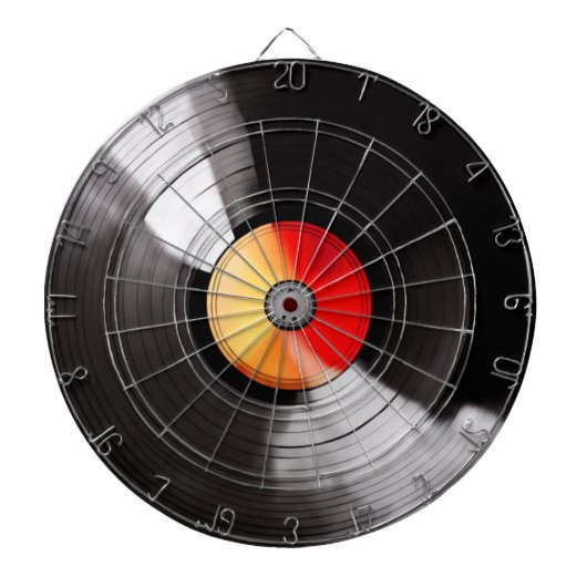 Vinyl Record Dartboard Dartbord (Voorkant)
