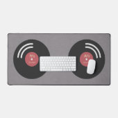 Vinyl Record Desk Mat (Keyboard & Muis)