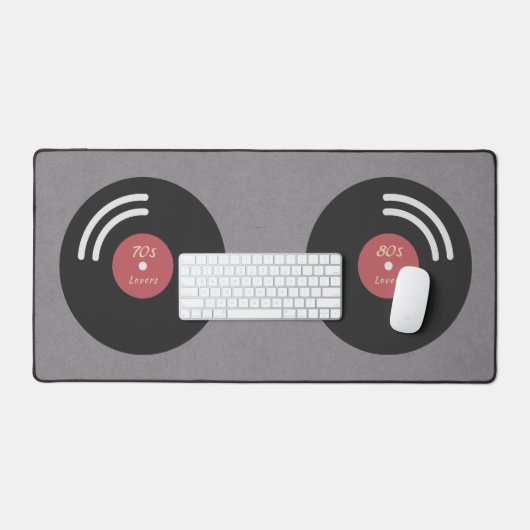 Vinyl Record Desk Mat (Keyboard & Muis)
