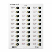 Vinyl Record, floral, Oldies Rustic, damesmuziek Etiket (Full Sheet)