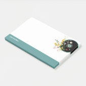 Vinyl Record, floral, Oldies Rustic, damesmuziek Post-it® Notes (Schuin)