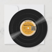 Vinyl Record Foto Save the Date QR Groovy Browns (Voorkant)