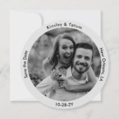 Vinyl Record Foto Save the Date Soft Grey (Achterkant)