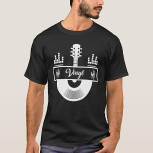 Vinyl Record Guitar Music T-shirt
