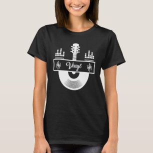 Vinyl Record Guitar Music T-shirt