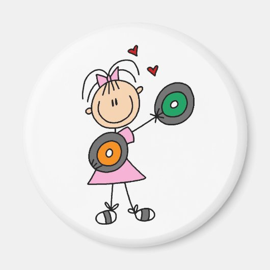 Vinyl Record Lover Magnet (Voorkant)