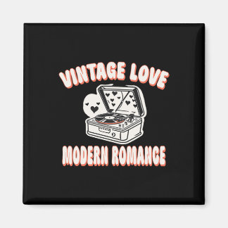 Vinyl Record Lover Valentijn  Love Modern R Magneet
