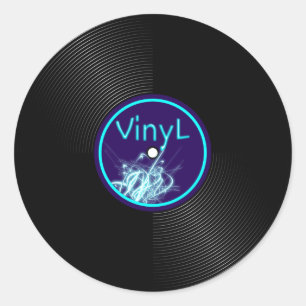 Vinyl Record LP Album 33 Ronde Sticker