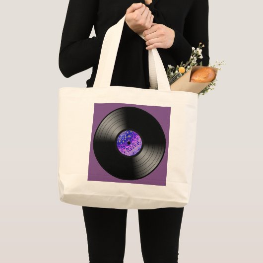 Vinyl Record LP Canvas tas voor de muziekcover (Voorkant (product))