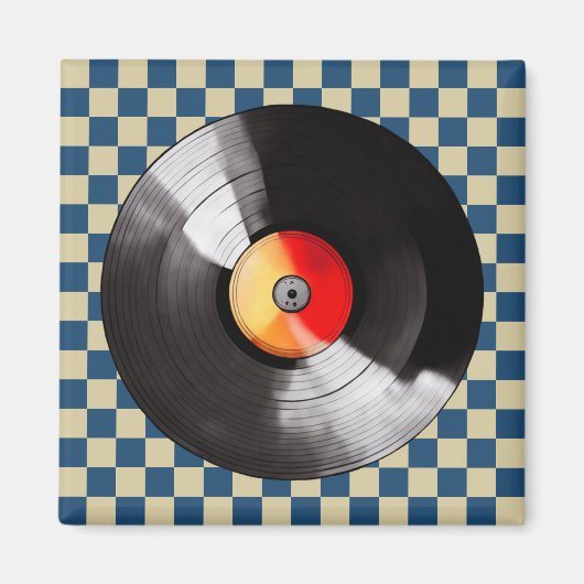 Vinyl Record Magneet (Voorkant)