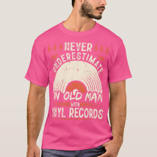Vinyl Record Mannen Vinyl T-shirt