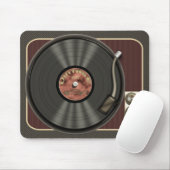 Vinyl Record Mousepad Muismat (Met muis)