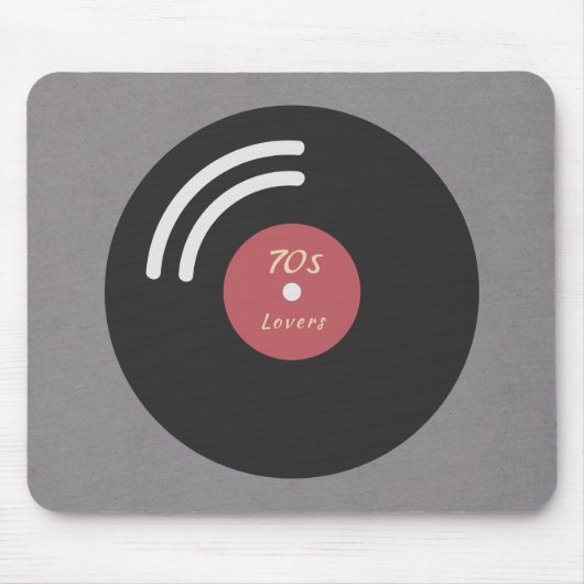 Vinyl Record Muismat (Voorkant)