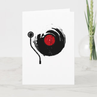 Vinyl Record Old School DJ Analoge Muziek Kaart