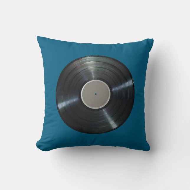Vinyl Record Pillow Kussen (Voorkant)
