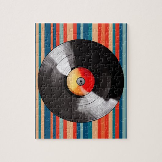 Vinyl Record Puzzel (Verticaal)