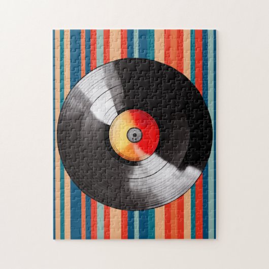 Vinyl Record Puzzel (Verticaal)