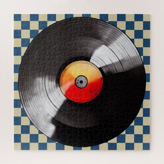 Vinyl Record Puzzel Legpuzzel (Horizontaal)