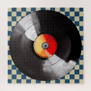 Vinyl Record Puzzel Legpuzzel