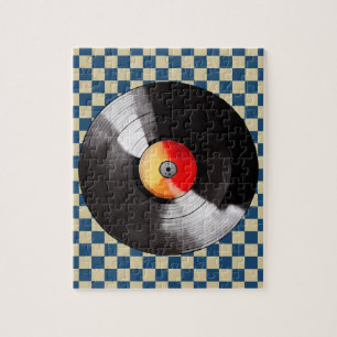 Vinyl Record Puzzel Legpuzzel