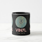 Vinyl Record Retro Disco  Muziekontwerp Mok (Midden)