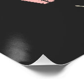 Vinyl Record Retro Disco  Muziekontwerp Perfect Poster (Hoek)