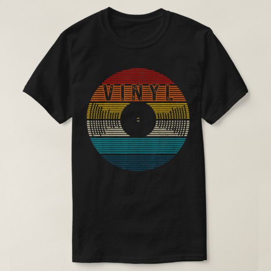 Vinyl Record  Retro DJ Gift T-shirt (Design voorkant)