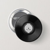 Vinyl.Record Ronde Button 5,7 Cm (Voorkant /achterkant)