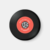 Vinyl Record Single Design Magneet (Voorkant)