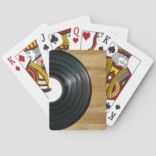 Vinyl Record speelkaarten (Achterkant)