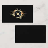 Vinyl Record Splash Visitekaartje (Voorkant / Achterkant)