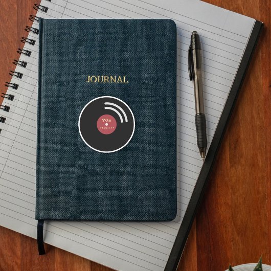 Vinyl Record Sticker