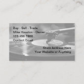 Vinyl Record Store Retro thema Visitekaartjes (Achterkant)