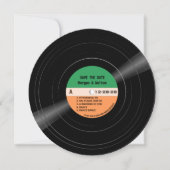Vinyl Record Strepen Sla de datum op Save The Date (Voorkant)