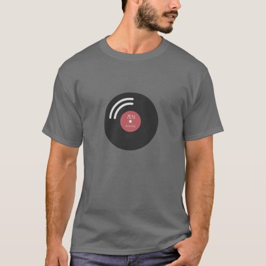 Vinyl Record T-Shirt (Voorkant)