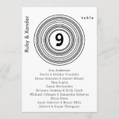 Vinyl Record Tekening Hangende Tafel Zitting Kaart (Achterkant)