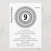 Vinyl Record Tekening Hangende Tafel Zitting Kaart (Voorkant)