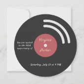Vinyl Record Verjaardag uitnodiging (Voorkant)