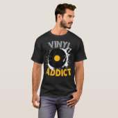 Vinyl Record - Vinyl Addict DJ Audiophile LP T-shirt (Voorkant volledig)