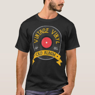 Vinyl Record -  Vinyl DJ Audiophile LP T-shirt