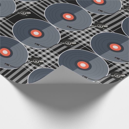 Vinyl Record wrapping papier (Hoek)